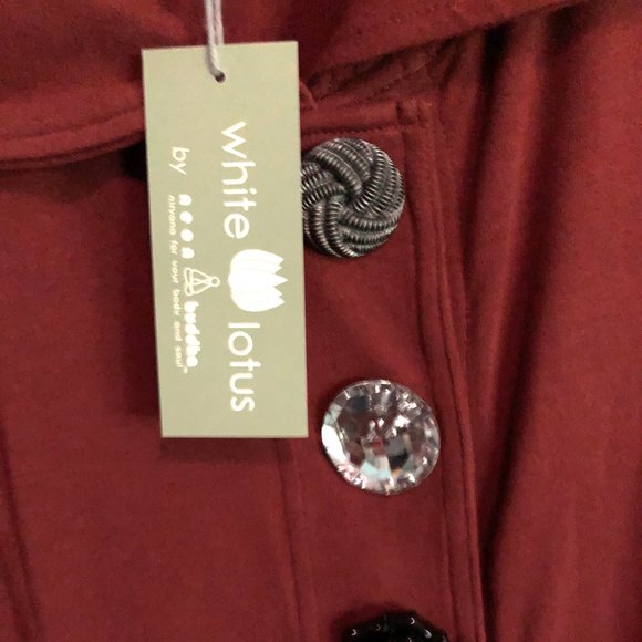 White Lotus top/light coat/tunic - Picture 2 of 5